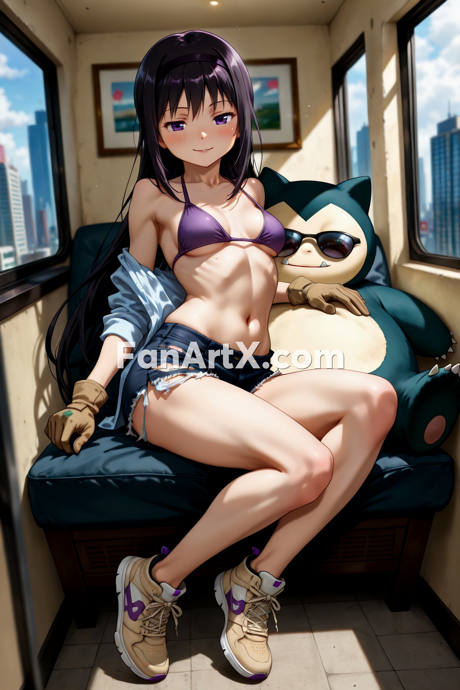 Akemi Homura Puella Magi Madoka Magica Fanart 6876161